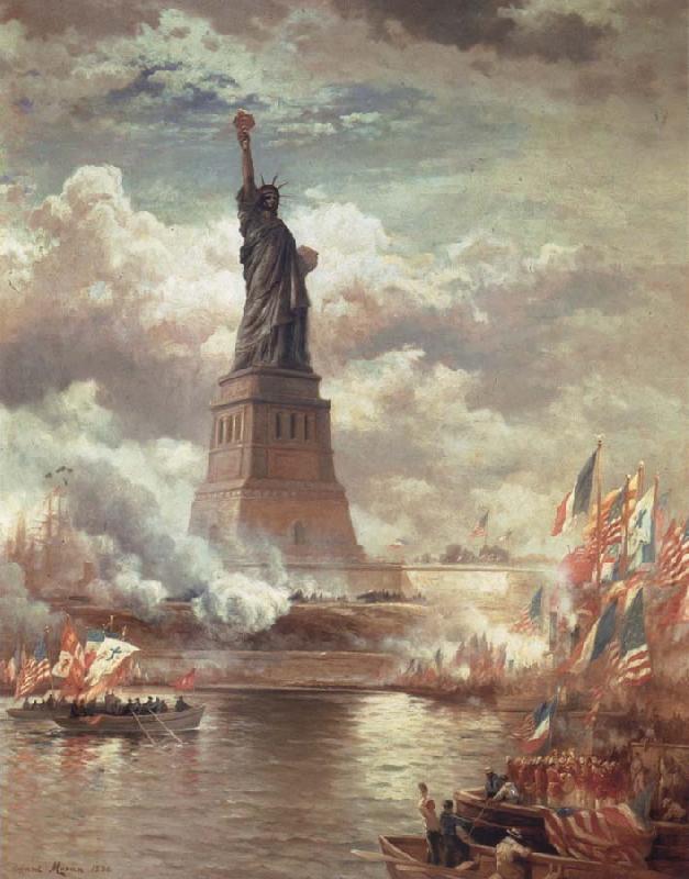 Moran, Edward Statue of Liberty Enlightening the World